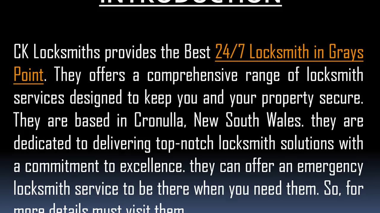 Best Car Locksmith in Grays Point