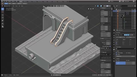 Let Me Teach You How to Make a Lowpoly Isometric Timeline: 3 Blender Tutorials