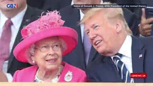 Donald Trumps reacts to the death of Queen Elizabeth