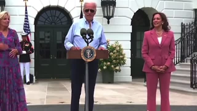 Joe Biden: "Every time I hear 'Hail to the Chief,' I wonder, where the hell is he? Where is the President?”