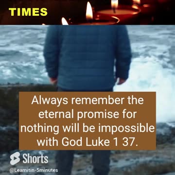 Unlocking Faith in Challenging Times | Luke 1:37 Inspiration