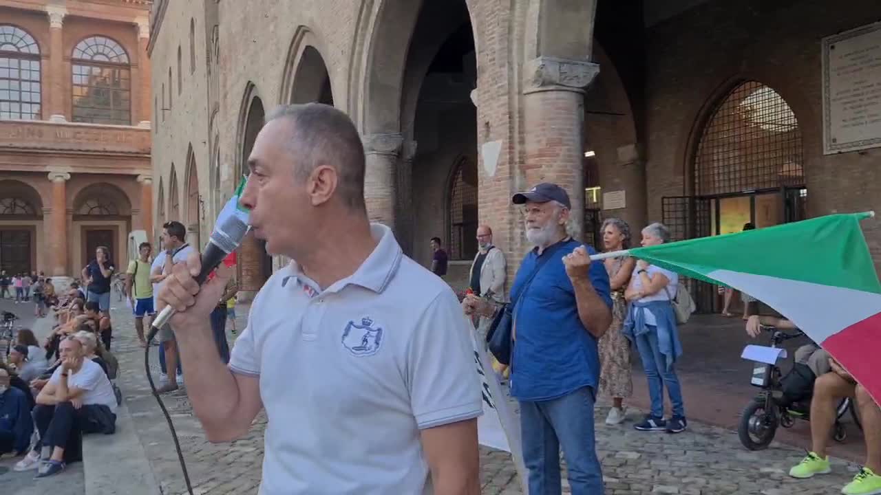 Rimini #nogreenpass 18/09/2021 - Vincenzo Drosi, Maresciallo dei carabinieri in congedo