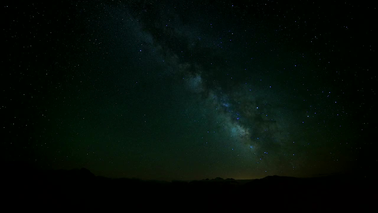 Milky way in the night sky