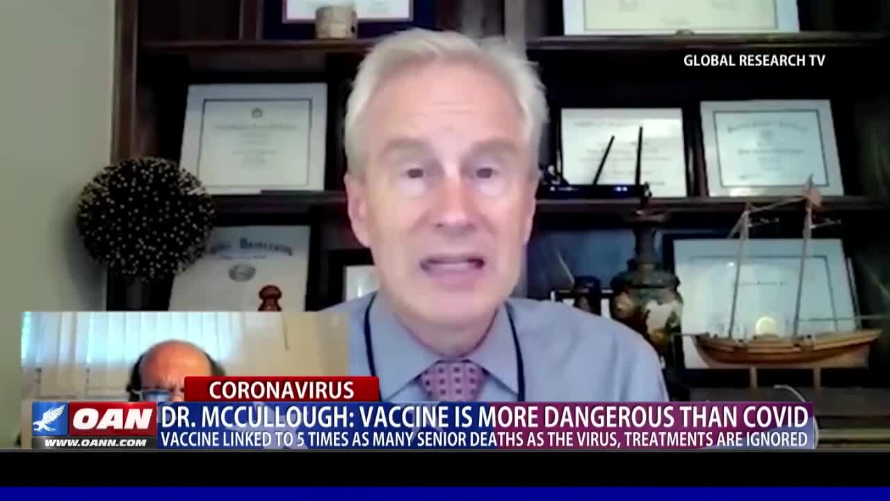 Dr. McCullough Vaccine is more dangerous than COVID