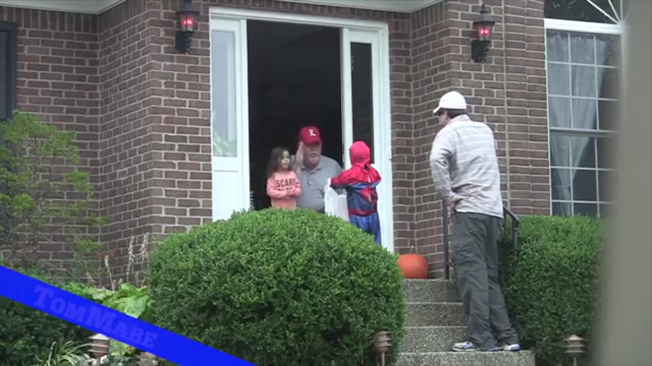 Takes Fake Kid Trick Or Treating On Halloween