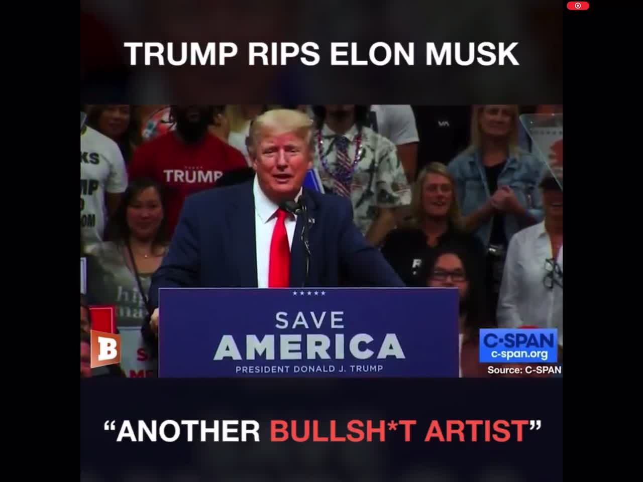 7/9/22 president Donald Trump says Elon Musk is just another bullshit artist 💩 👩‍🎨