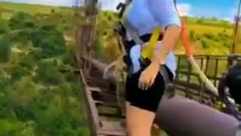 jumping Adventure status #shorts #travelling #bungeejumping #tiktok #shorts