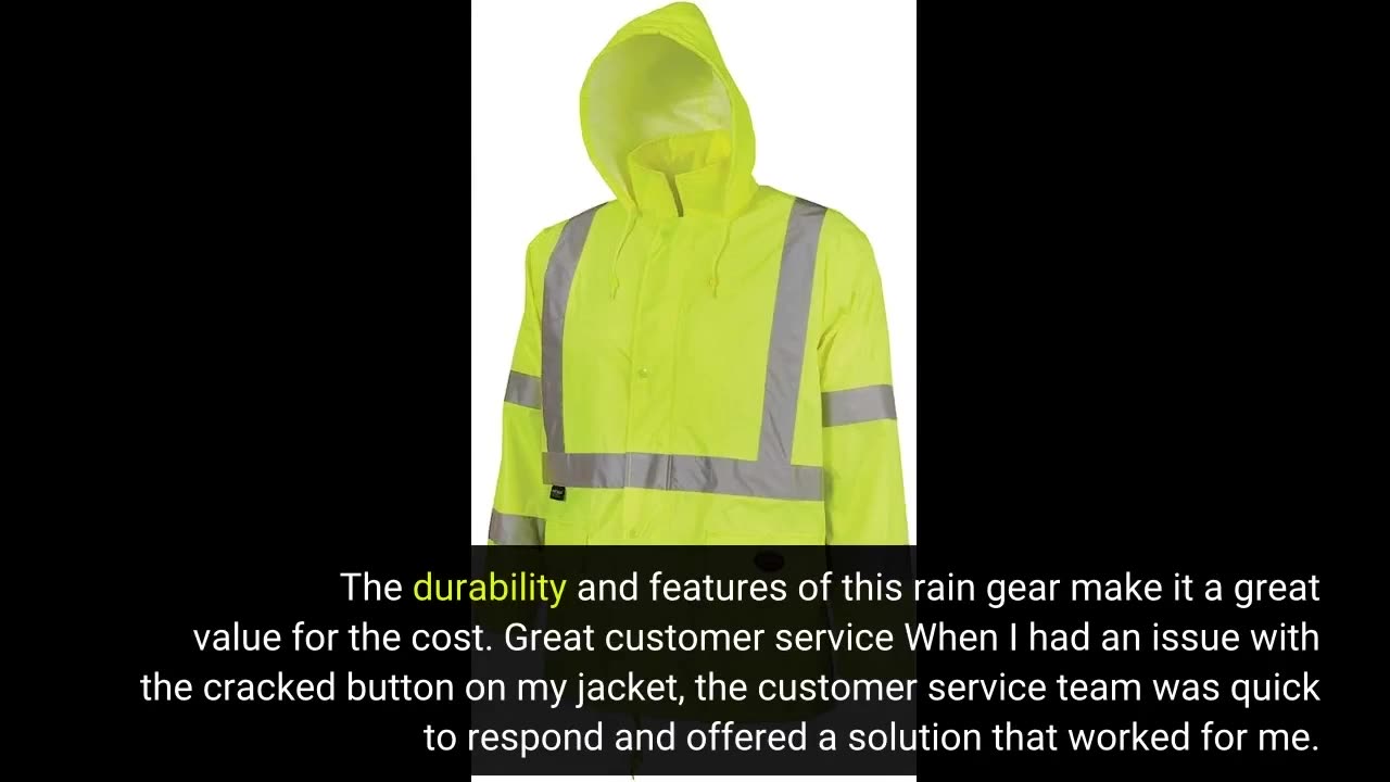 Pioneer High Visibility Rain Gear #Safety #Jacket and-Overview