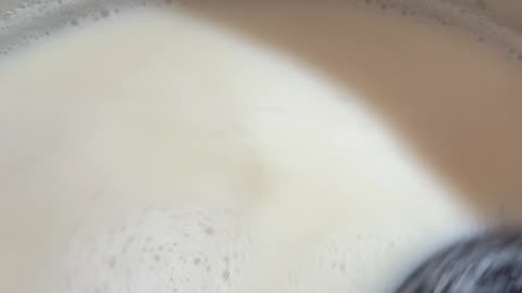 making homemade soy milk