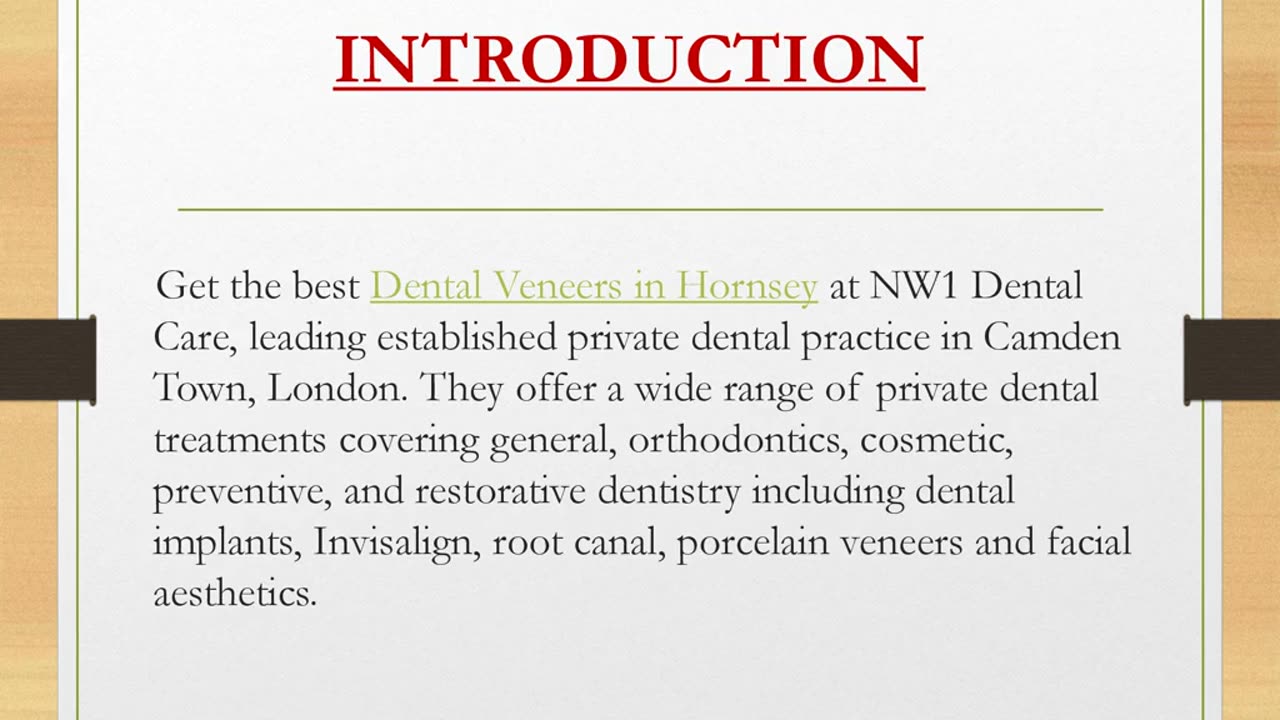 Dental Veneers in Hornsey