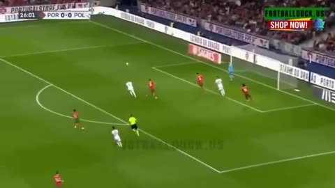 Portugal vs Poland 5-1 Highlights, Ronaldo's Bicycle kick GOAL!!