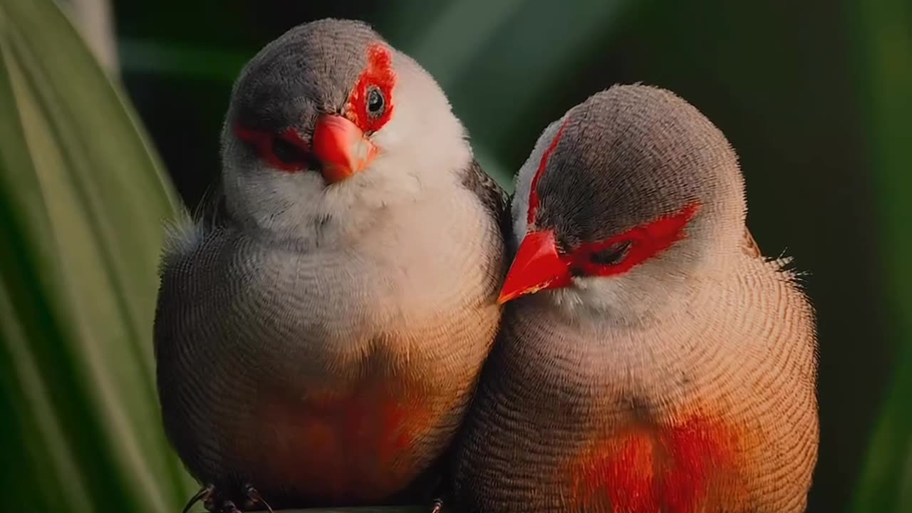 Cute baby birds