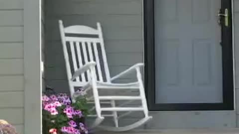 Haunted rocking chair 😱