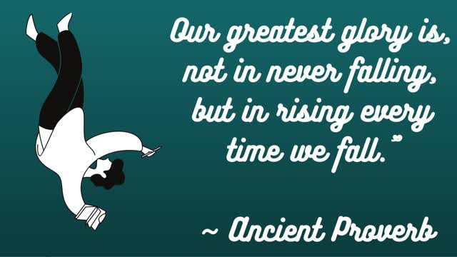 Rise up every time.. When you fall.. Inspire your thoughts mind and soul