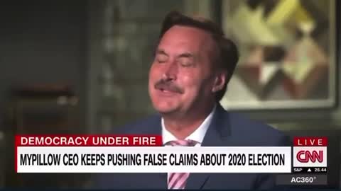 Priceless! Mike Lindell to CNN : Hug ?