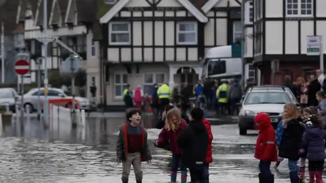 Streets were flooded and rivers swollen across the North Bay on Sunday.