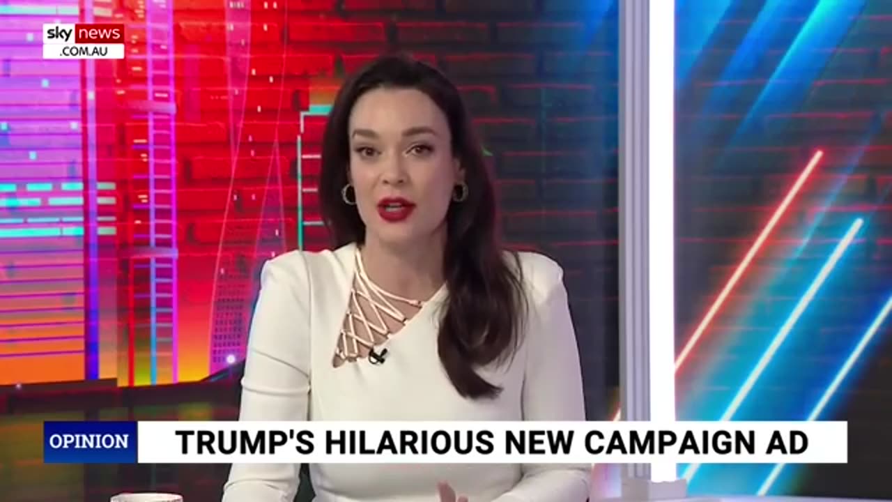 Sky News host in hysterics over Donald Trump's latest campaign ad