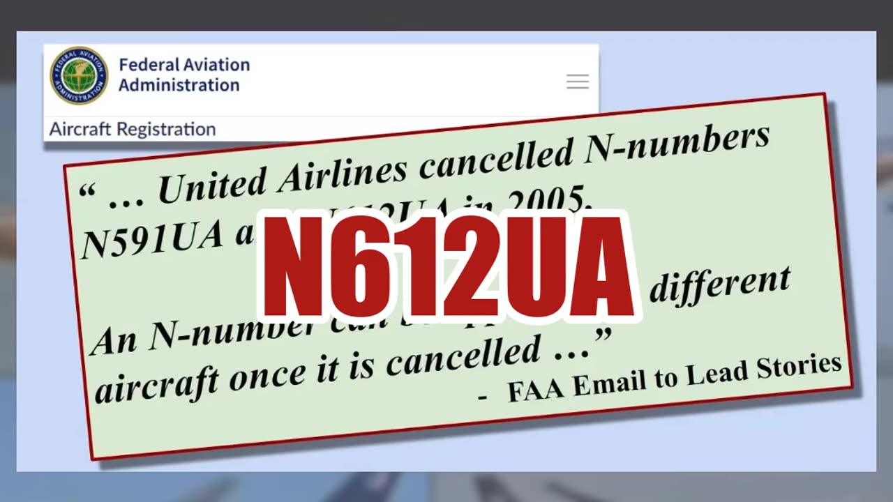 Fact Check: Planes Involved In 9/11 Attacks NOT Listed As 'Valid' Instead Of 'Destroyed' In FAA Data