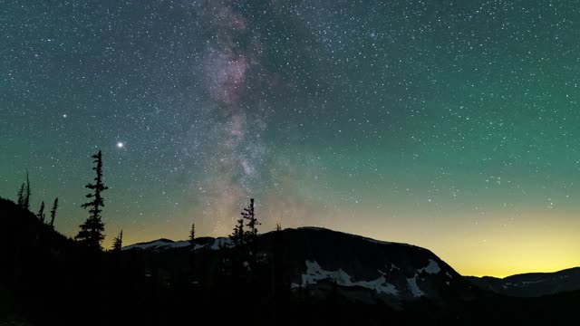 Time Lapse Footage of a Starry Night