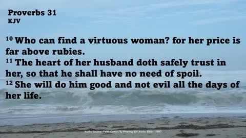 Proverbs 31 - Who can find a virtuous woman?