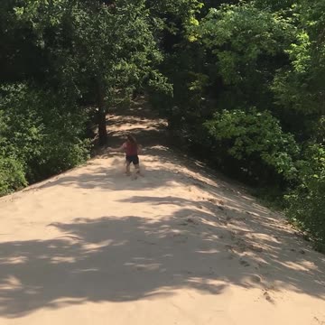 Teenage Girl Buries Herself After MASSIVE Wipe-Out In Deep Sand Dune
