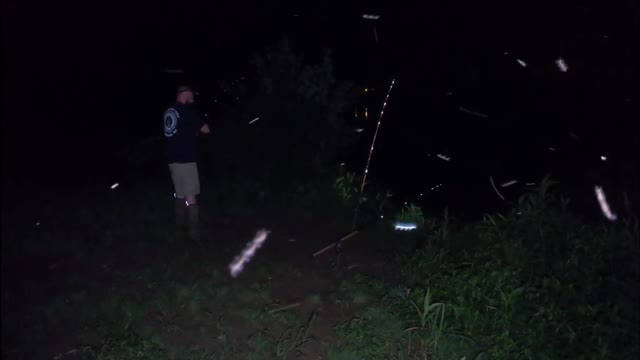VIEW "TWO FLATHEADS, ONE NIGHT! SURPRISE! JAMES RIVER CATFISHING-6