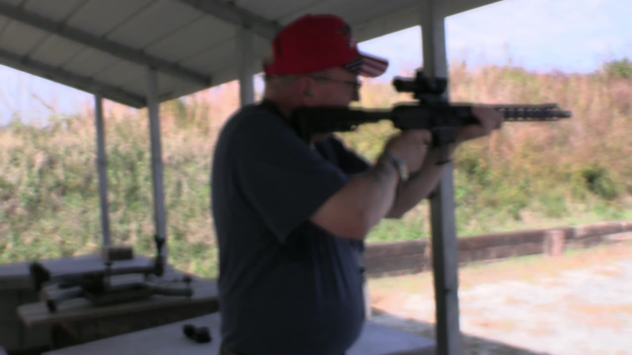 AR-9 Rifle 9mm caliber Getting a few rounds down range