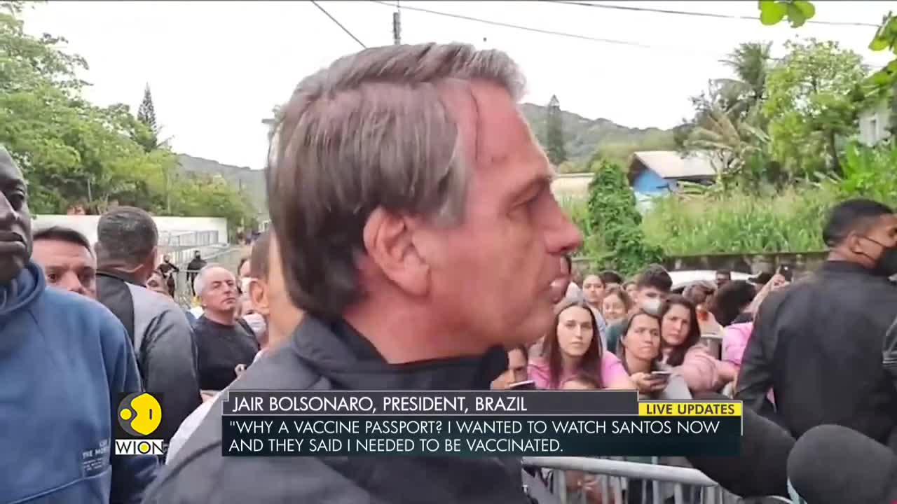 Unvaccinated Brazil president Bolsonaro denied entry into the stadium | World News | Jair Bolsonaro