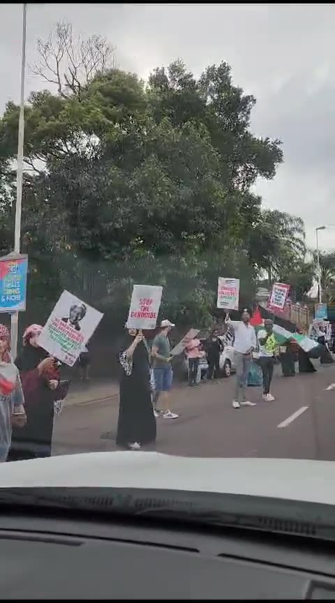 DURBAN SOUTH AFRICA SUPPORT PALESTINE