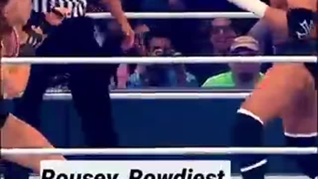 ronda-rousey-rowdiest-with-triple-h-😱-ronda-r