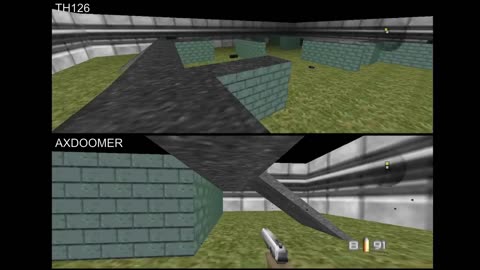 GoldenEye N64 1v1 Netplay - TH126 vs Axdoomer - Sept 8 2023