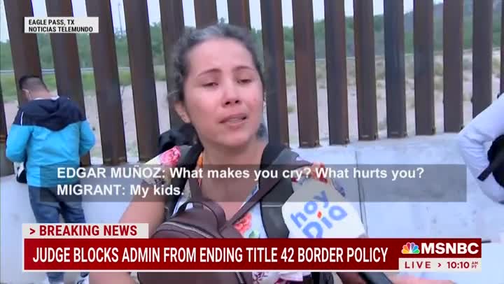 MSNBC Interviews Migrants at the Border...What they Say Will Shock You