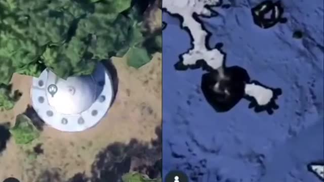 Alien and Mystery in google map