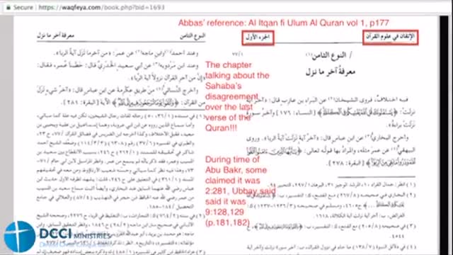 Missionary Abbas's and the missing Quranic verses. Speakers Corner.