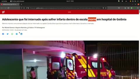 Adolescente que foi internado após sofrer infarto dentro de escola morre em hospital de Goiânia