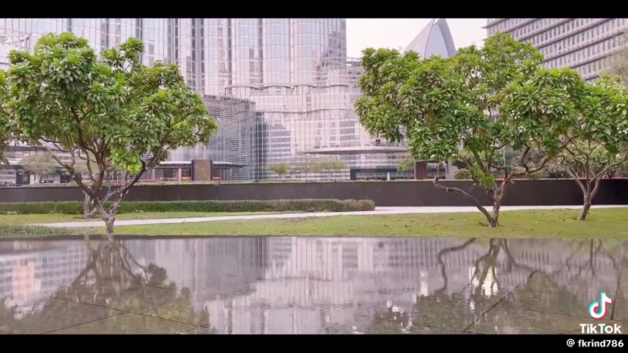 Dubai burj khalifa beautiful view