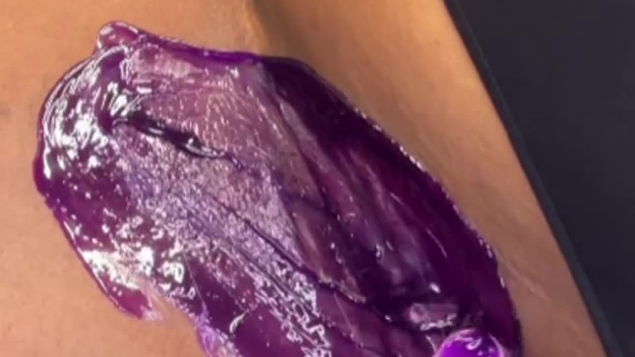 @relaxingpalmsmnb Demonstrates Underarm Waxing with Sexy Smooth Purple Seduction Synthetic Hard Wax!