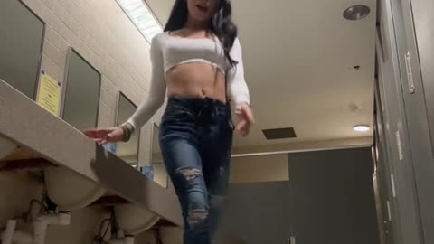 she is dancing to you