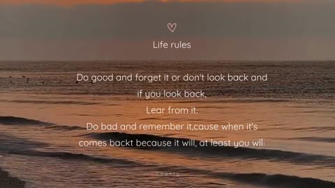 Life rules