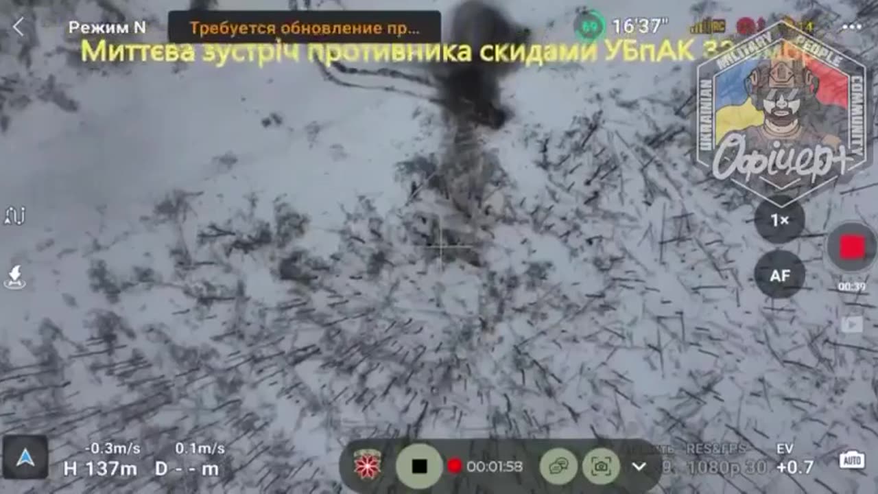 Russians Run in Every Direction After Overloaded APC Hits a Mine