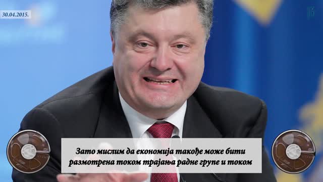 The audio recording of a conversation between Vladimir Putin and Petro Poroshenko on April 30, 2015