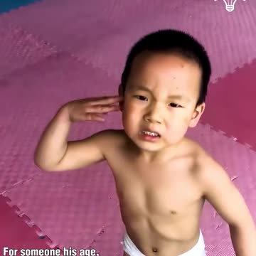 Doing flips is this little boy's specialty!.hd