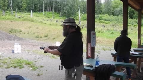 FNX 45 Tactical at the range