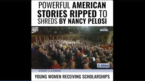 POWERFUL AMERICAN STORIES RIPPED TO SHREDS BY COMMUNIST ANTI-AMERICAN NANCY PELOSI