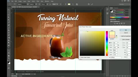 How to design fruit juice label
