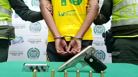 Captura por porte ilegal de armas en Bucaramanga