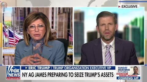 ric Trump brought the heat this morning on Maria Bartiromo.