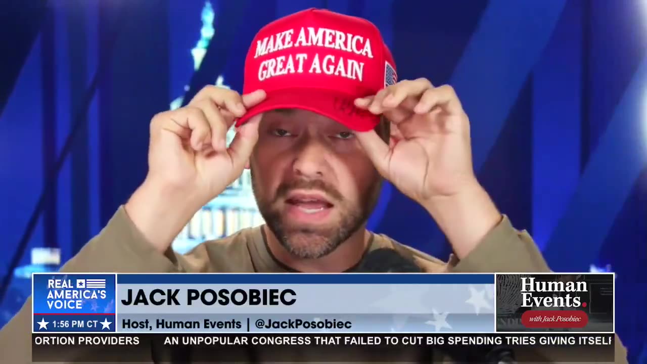 JACK POSOBIEC CALLS OUT MAGA HAT HATER LIVE ON AIR