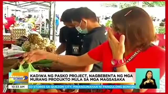 pagbubukas ng 'KadiwaNg Pasko' sa QC