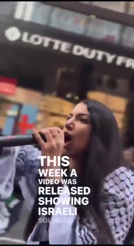 Protest in support of Palestinian people in Australia